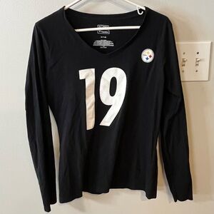steelers long sleeve shirt
#19 smith-schuster 
nfl pro line fanatics
size small
